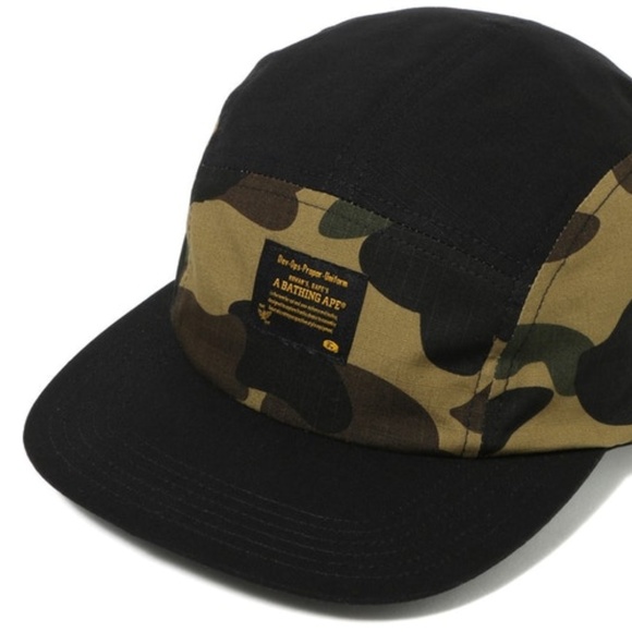 BAPE 1st Camo Jet Cap Green